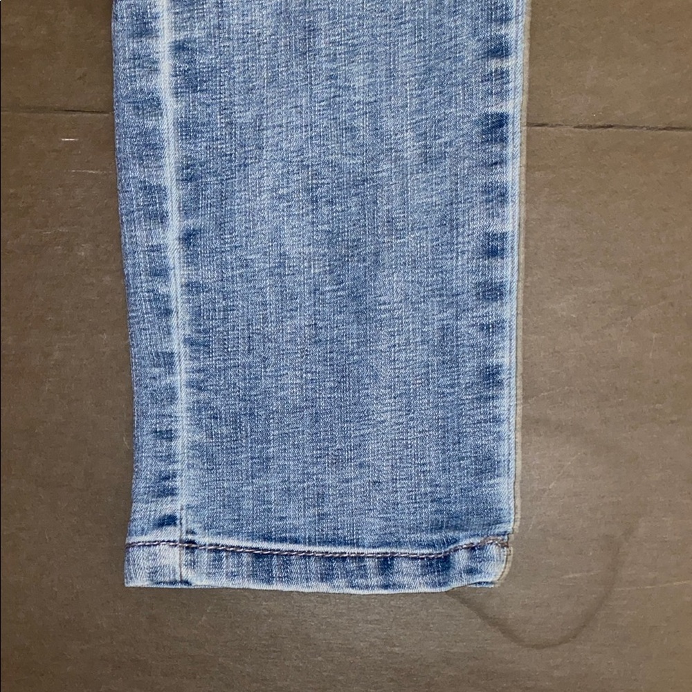 Lucy Blue Small Skinny Jeans with Acid-Wash Finish - Picture 7 of 13